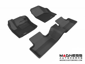Land Rover Range Rover Evoque Floor Mats (Set of 3) - Black by 3D MAXpider Land Rover Range Rover Evoque Floor Mats (Set of 3) - Black by 3D MAXpider